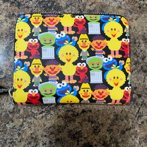Loungefly Sesame Street Kawii All Over Print Wallet- SeaWorld Parks Exclusive